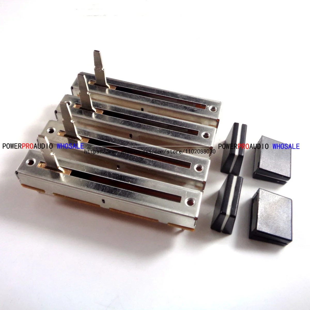 4pcs 오리지널 슬라이드 VR 418-S1MK2-725 Pioneer DDJ-SX2 DDJ-RX 용 채널 페이더 (노브 캡 포함)