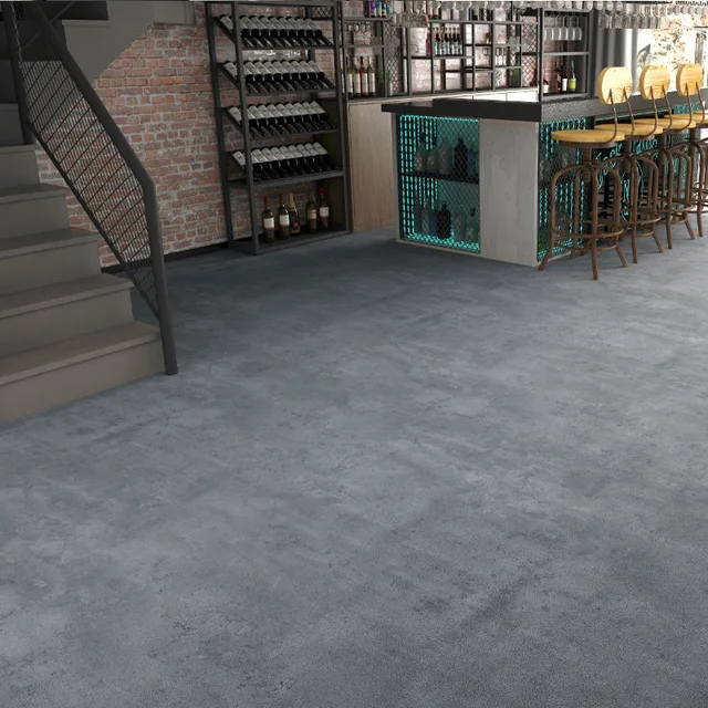 Autocollant de sol en Grain de bois épais de 40CM, ciment industriel, vinyle PVC, autocollant de carrelage auto-adhésif imperméable, décoration de maison 4