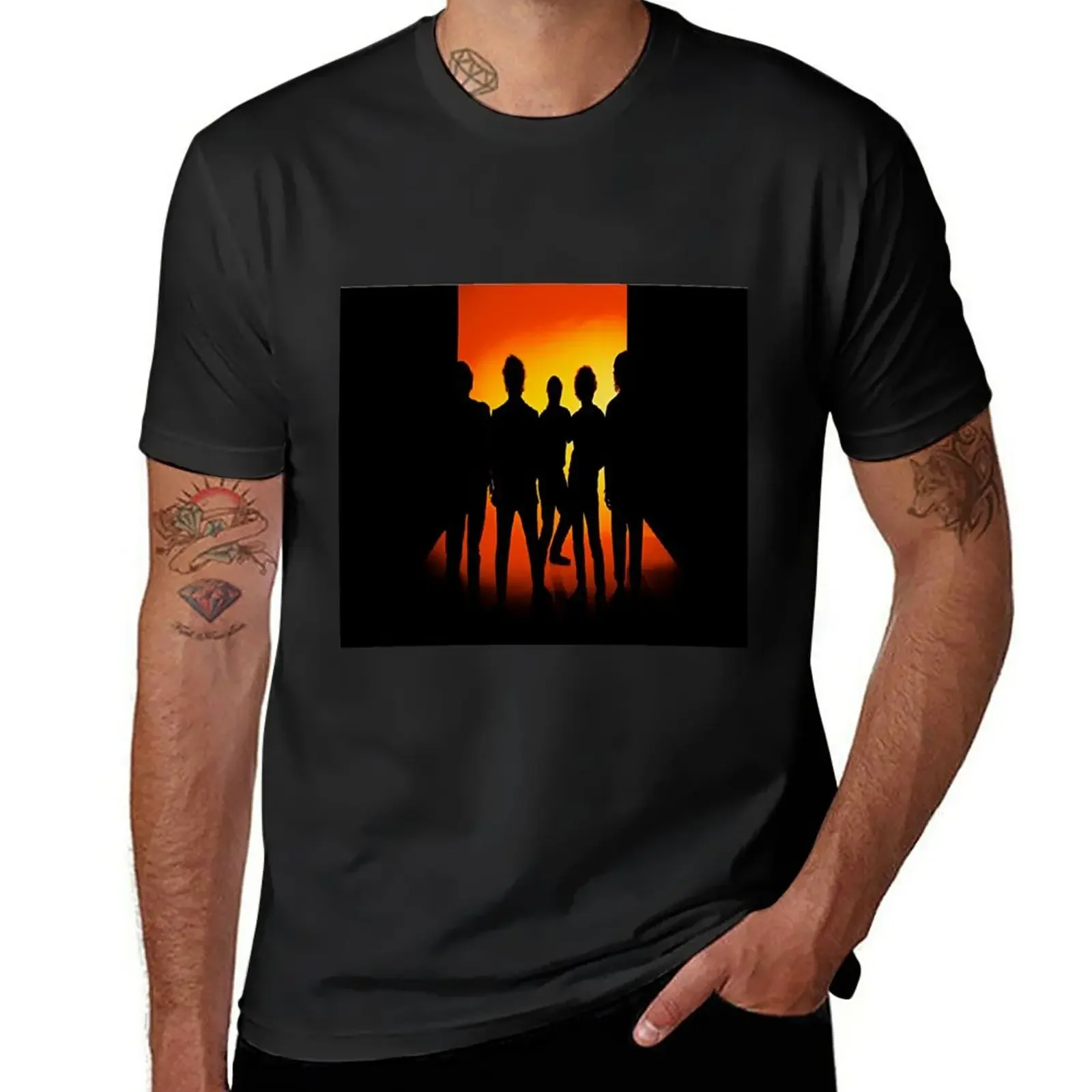 

the strokes merch T-Shirt customizeds tees mens plain t shirts