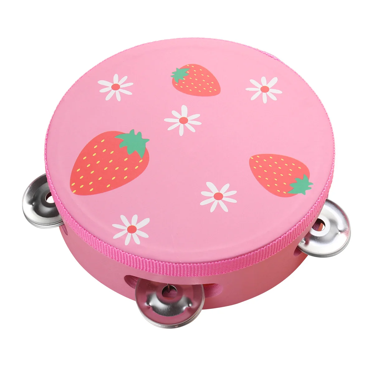 

15 Cm Kids Educational Musical Instrument Wood Drum Wooden Tambourine for