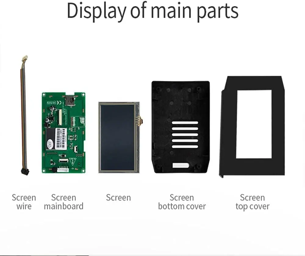 Oficial Creality Ender Kit Touch Screen 43 Atualização de Tela Lcd para Ender Ender3 v2 Ender-3 Pro Impressoras 3d - Imagem 5