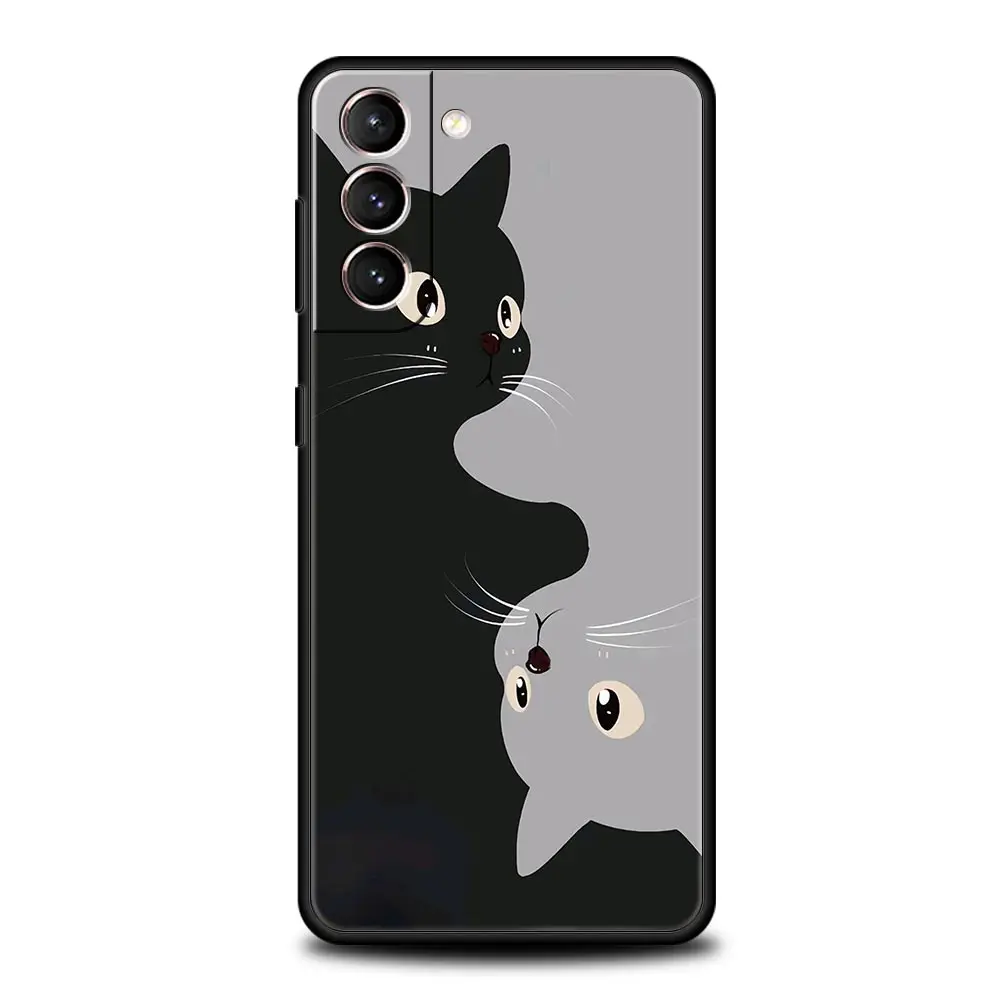 Charming Cat Soft Silicone Phone Case
