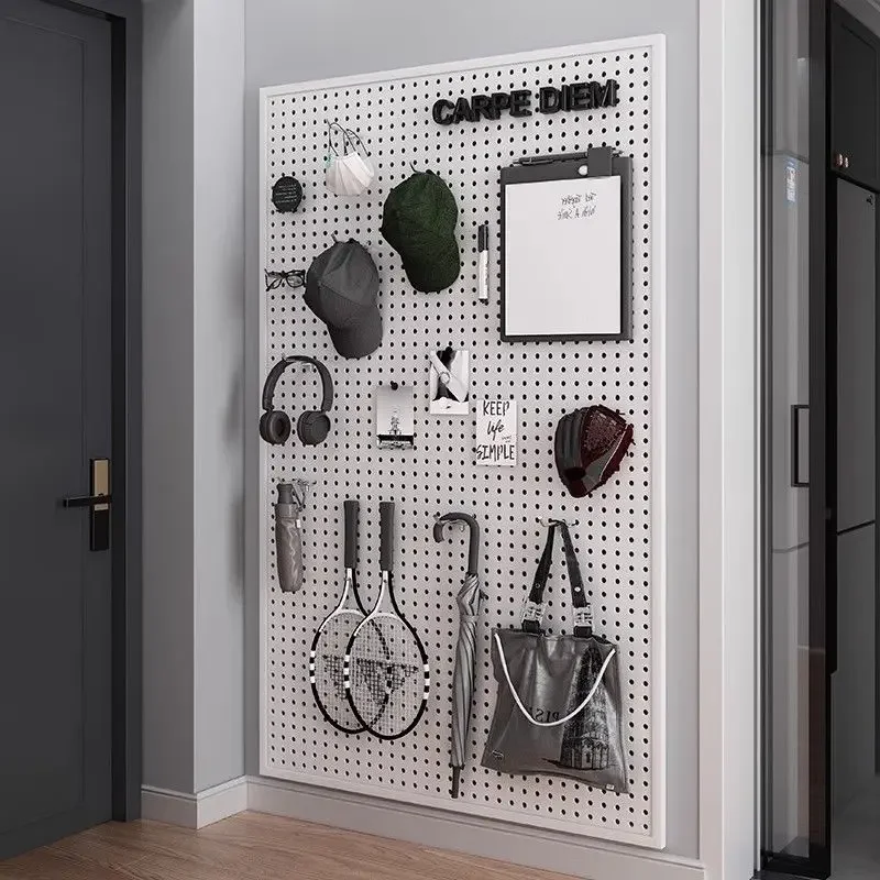 Wall Mounted Peg Boards Black Screwdriver Holder Peg Boards Hooks Tools Storage Organizer Hangers Pegboard Shelving Room Garage 5