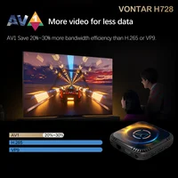 Охлаждающий вентилятор Android 14.0 Медиаплеер VONTAR Allwinner H728 Android 14 TV Box Восьмиядерный процессор Поддержка AV1 8K Видео 4K при 60fps 1000M — изображение 3