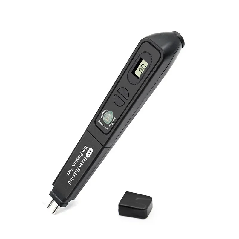 Newest Brake fluid oil TPMS tester pen 2 in 1 Car Liquid Testing For DOT3/DOT4 and Digital Tire Pressure Gauge With 5 LED light 3