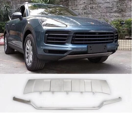 For Porsche Cayenne 2018 2019 2020 2021 2022 2023 Stainless Steel Front