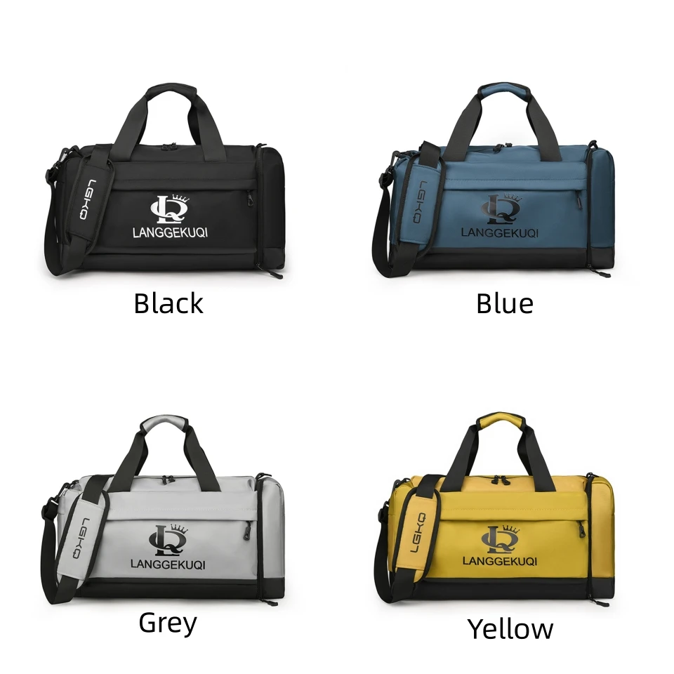 Waterproof nylon women\'s travel Tote bag Youth zipper large capacity handbag Women\'s travel Top-handle bag