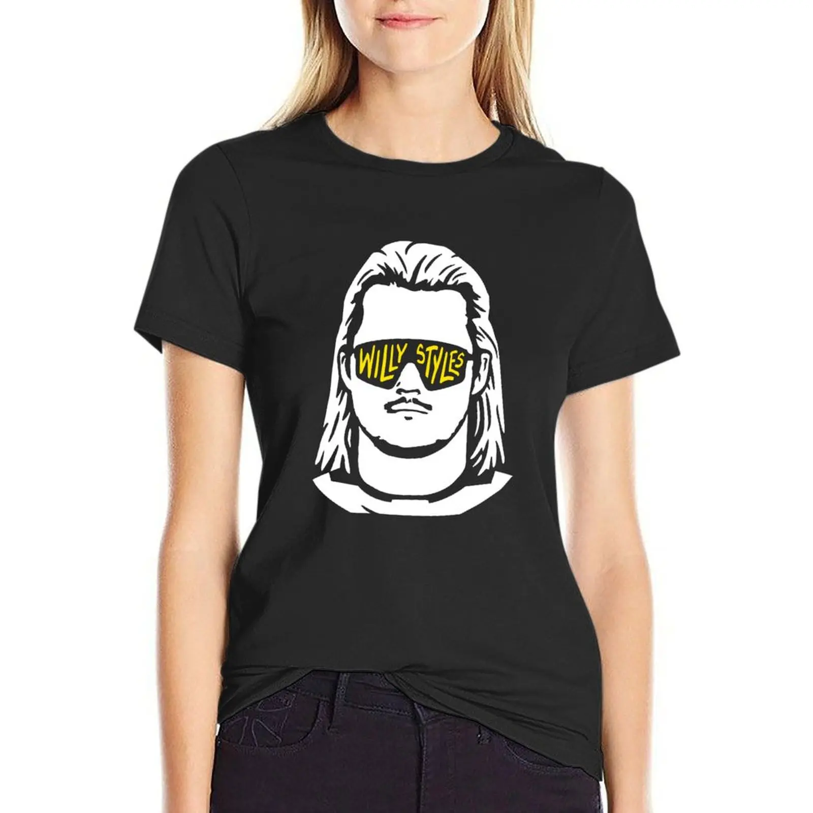 

Willy Styles T-Shirt black t-shirts for Women tight shirts for Women