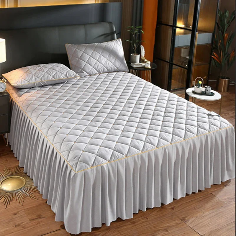 Luxo-engrossar-rosa-acolchoado-cama-espalhe-rainha-tamanho-n-rdico-de ...
