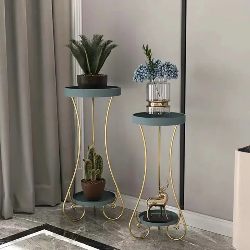 Nordic Light Luxury Minimalist Flower Stand Indoor Stand for Flowers Plant Shelf Home Floor-standing Shelf