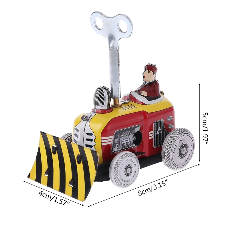 

Metal Bulldozer Vintage Children Memorial Collection Retro Toy Truck Colorf
