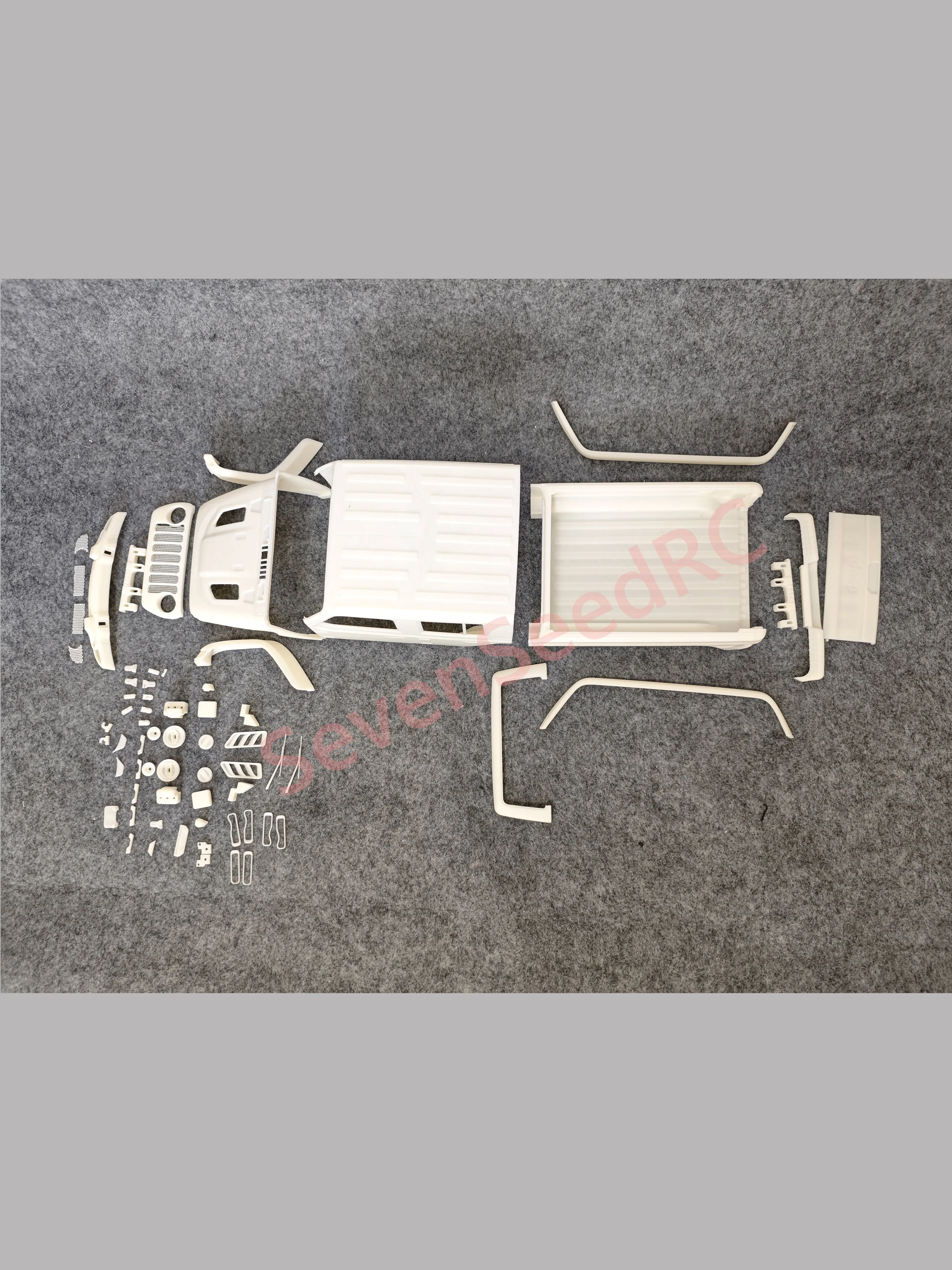 3d print car body kit Gladiator 6x6 Hard Body 313/324 WHEELBASE TRX6 SCX10 NT4 JT4 RGT 5
