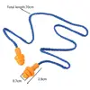 New 10Pcs/lot Soft Silicone Corded Ear Plugs Ears Protector Reusable Hearing Protection Noise Reduction Earplugs Earmuff Sleep 2
