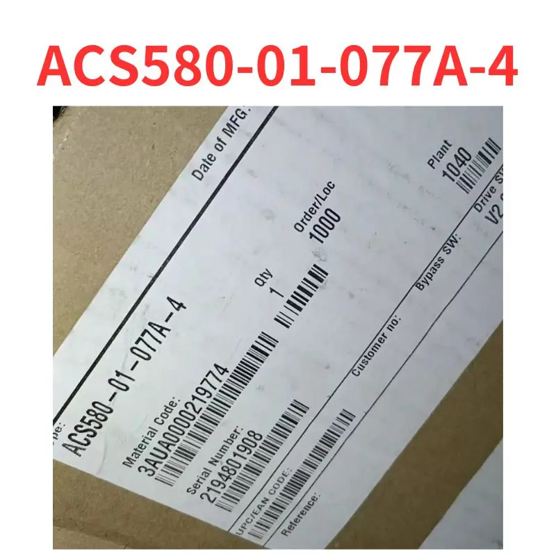 

Second-hand ACS580-01-077A-4 inverter test OK Fast Shipping