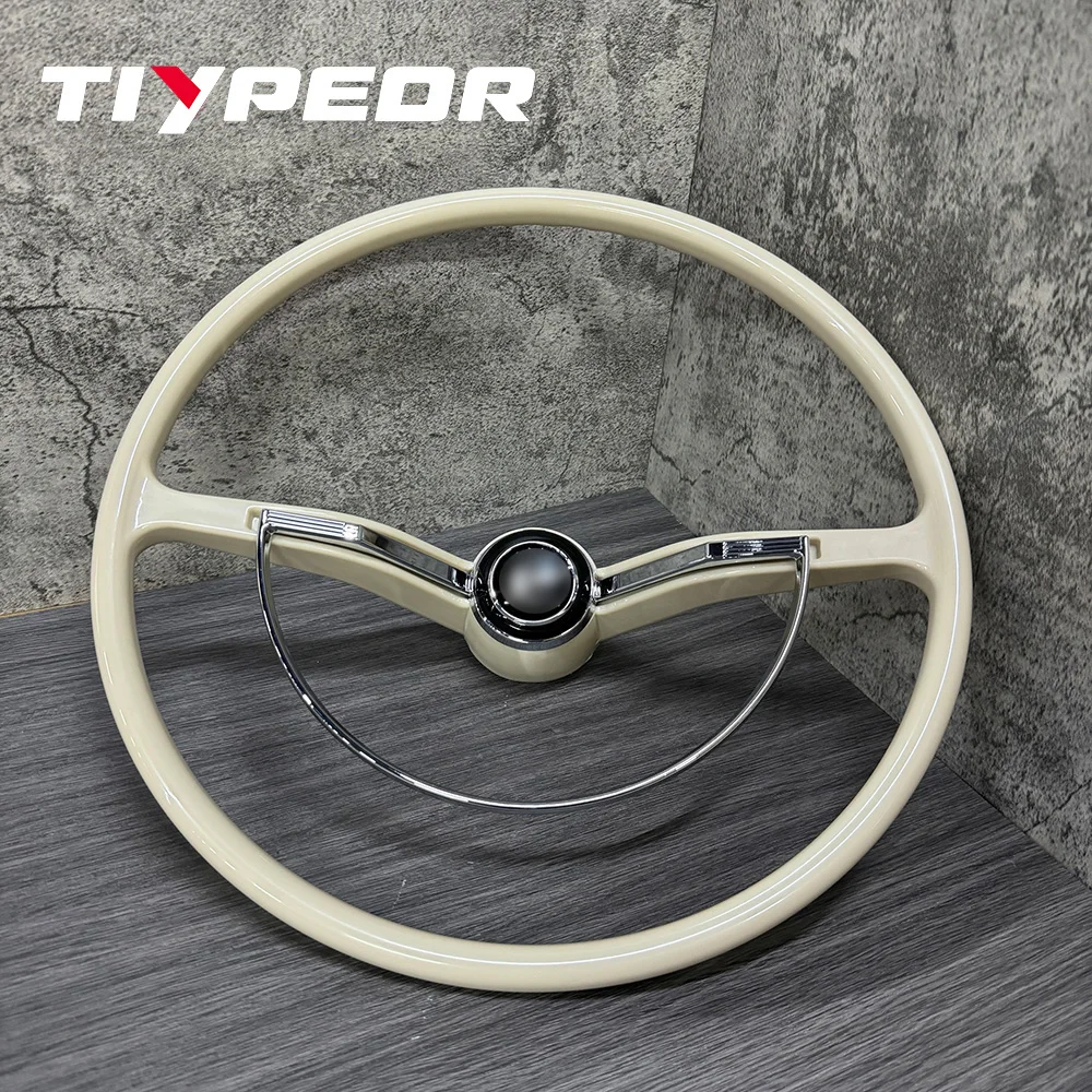 Volante Classico Volante Vintage Grigio Beige Marrone Chiaro Avorio Deep Dish Volante Per Volkswagen Vw Bug Beetle
