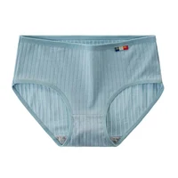 5 pièces femmes sous-vêtements en coton culotte sans couture culotte Sexy femme respirant couleur unie caleçons filles Lingerie slips 4