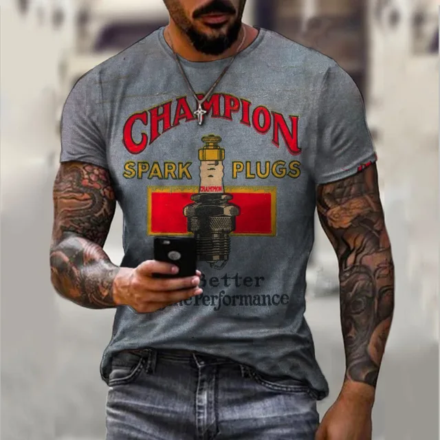T-shirt 3d Printing Summer Men's Round Neck Comfortable Camiseta 2022 Oversized Breathable Vintage Style Casual Fashion T-shirt 4