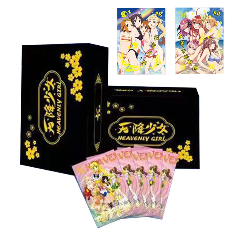 

Оригинальная история богини, аниме персонажи, бронзирующие небесные карты, девушка SSP, коллекция карточные игрушки, детские семейные подарки