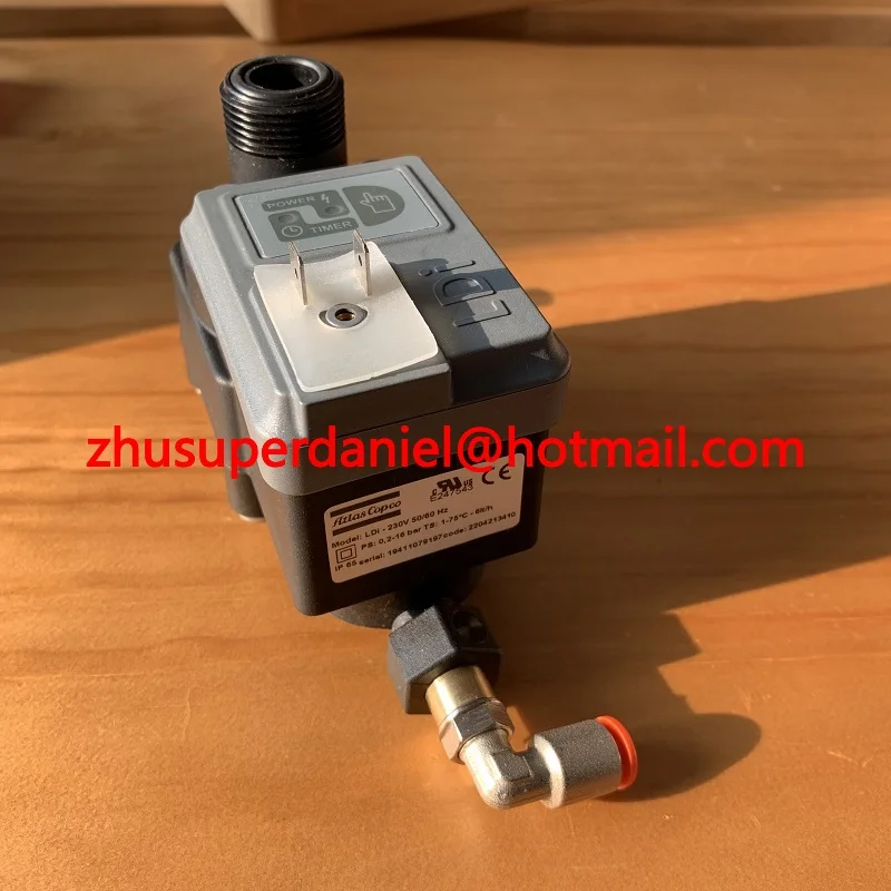 

genuine LDI 230V 50-60HZ auto drain valve 2204213410(2204 2134 10) for AC screw air compressor