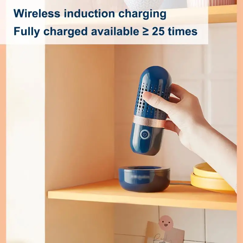Cordless Fruit Vegetable Washing Machine Capsule Shape Portable Wireless Fruit Food Purifier Household Food Cleaner Machine