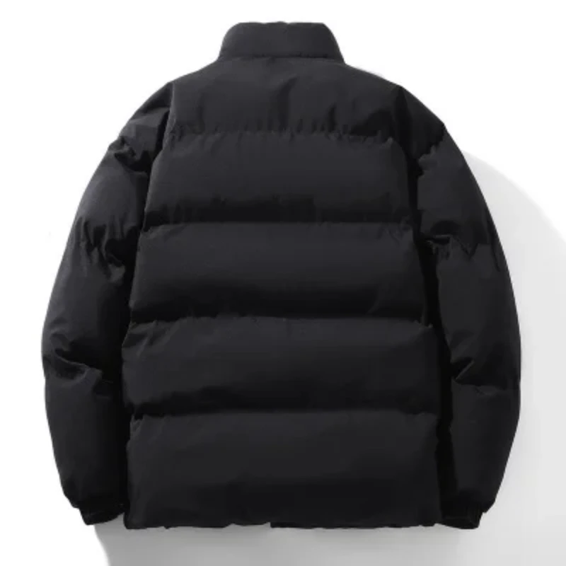 Men's Autumn Winter Solid Turtleneck Zipper Pockets Shirring Long Sleeve Cardigan Jacket Coats Casual Loose Office Lady Tops