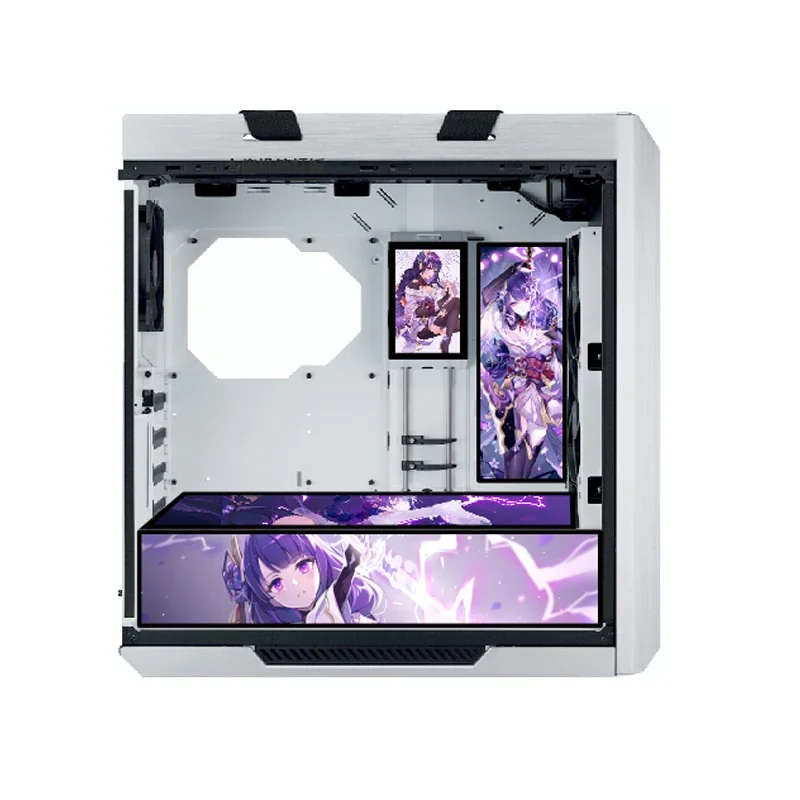 Feito sob Encomenda Mod Rog Helios Gx601 pc Rgb Painel de Iluminação Case Placa de Luz Reequipamento uv Asus Strix Gamer Gabinete Mortalha Aura Sync - Imagem 2