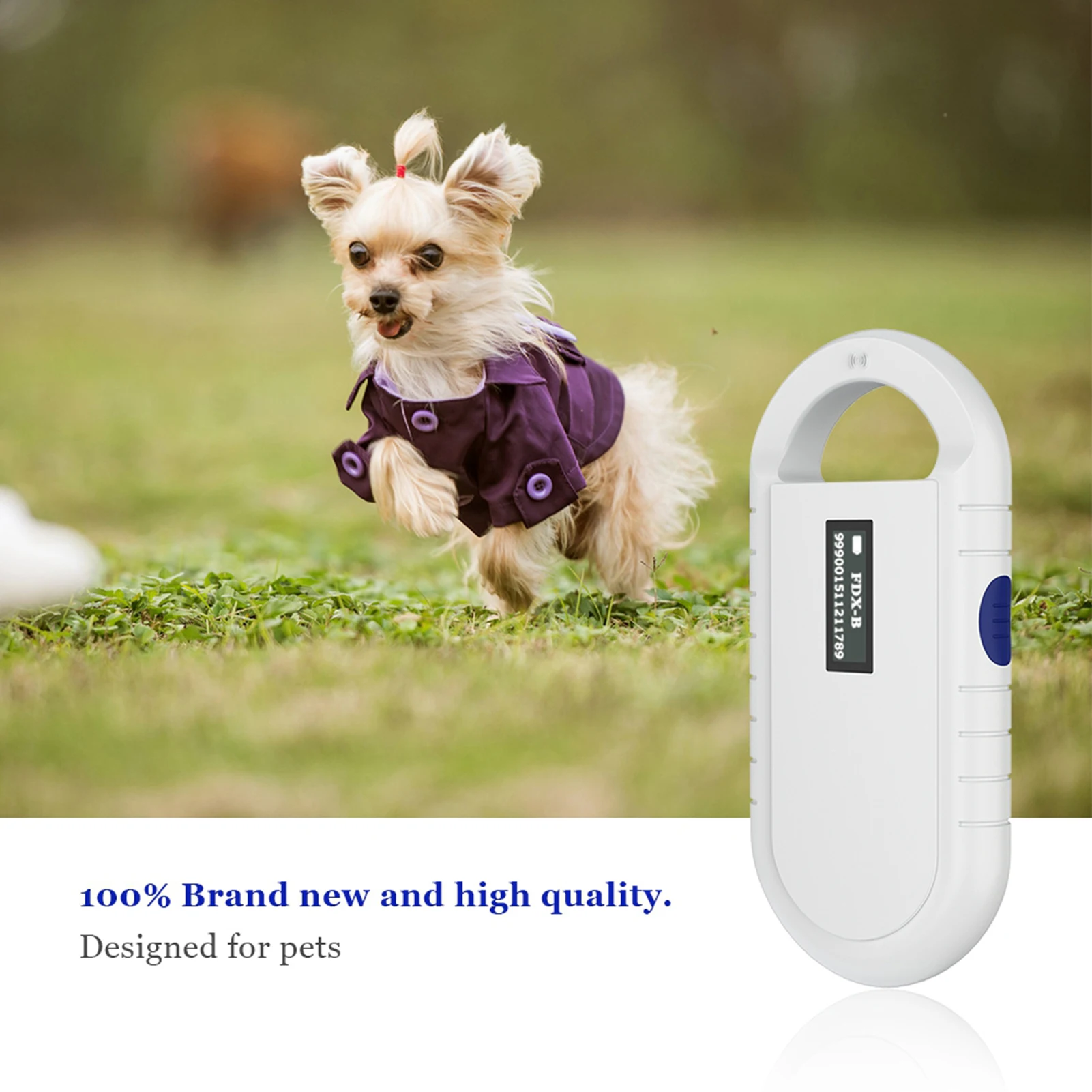 Portable Handheld Animal Chip Reader Pet Microchip Scanner Universal RFID Reader animal chip reader