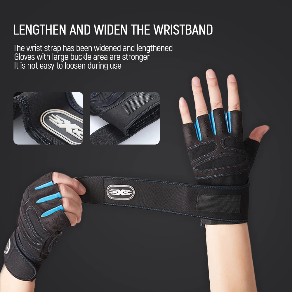 Breathable Half-Finger Cycling Gloves for Fitness and Heavyweight Training