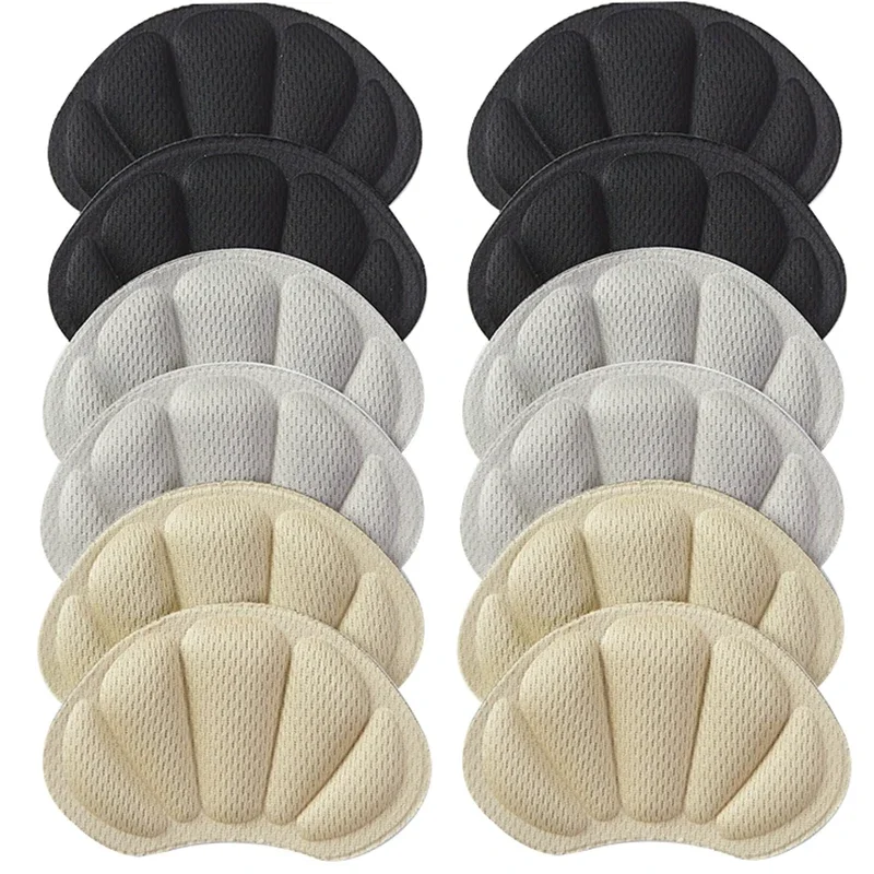 4D Soft Heel Insoles Patch Pain Relief Anti-wear Cushion Pads Feet Care Heel Protector Adhesive Back Sticker Shoes Insert Insole