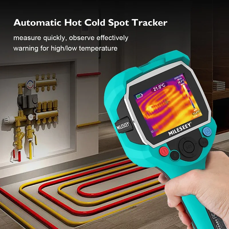 

Инфракрасный (ИК) тепловизор TR120, дисплей 3,5 дюйма, высокоточный профессиональный детектор температуры для водопроводного нагрева IP