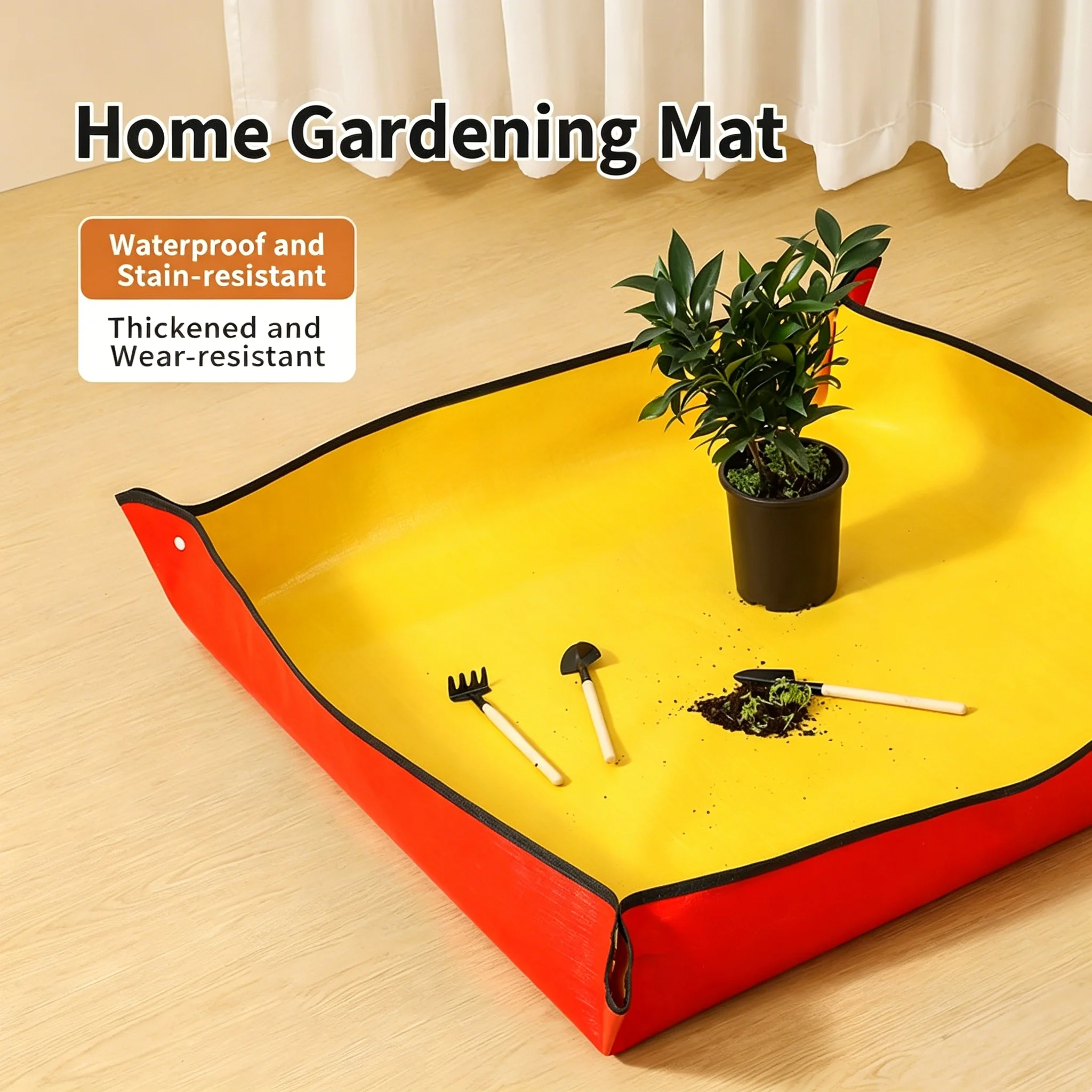 Versatile Waterproof Gardening and Repotting Mat