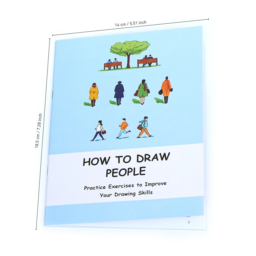 Come disegnare le figure umane: Libro di esercizi di schizzi per principianti e intermedi, con fogli di esercizi e moduli di lavoro - immagine 2
