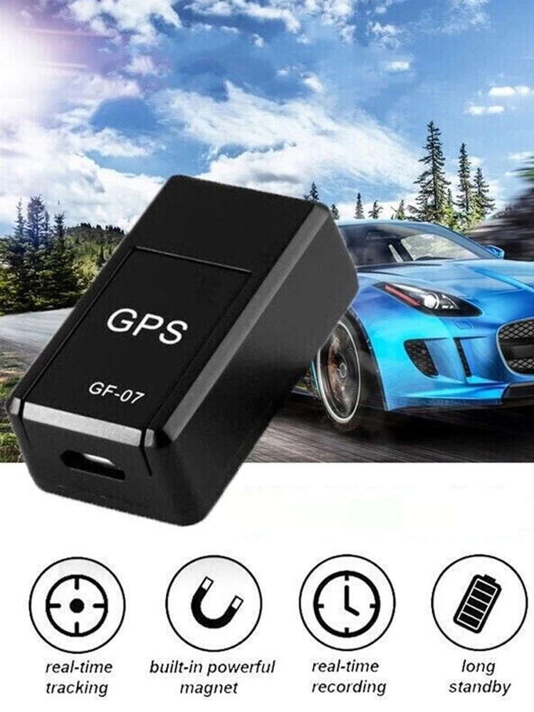 GF-07 Mini GPS Tracker Small Strong Magnetic GPS Locator Anti Theft Anti Lost Locator SIM Message Positioner gps tracker