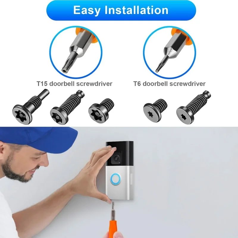 Ring Doorbell Accessories PRINxy Anti-Theft Video Doorbell Mount