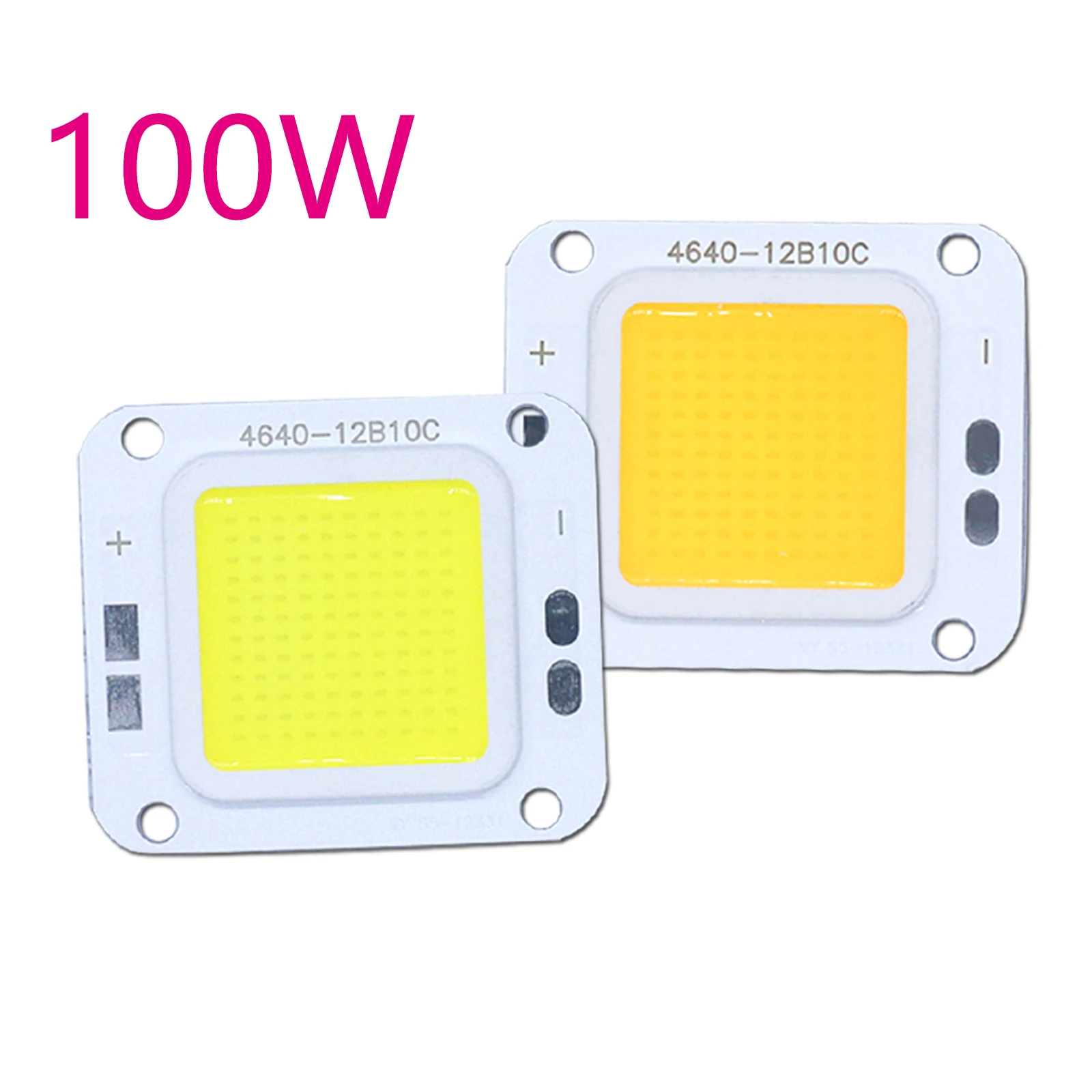 100W Smart IC No Need Driver LED COB Lamp Bead DC27-36V 10W 50W 60W 70W Flood Light Bulb Outdoor Spotlight Landscape Chip Lamps
