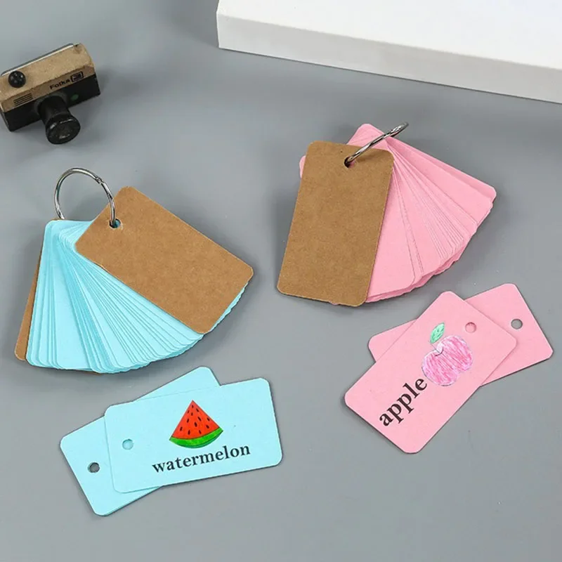 Colorful Loose-Leaf Memo Pads for Study and Office Notetaking - 50-Pack