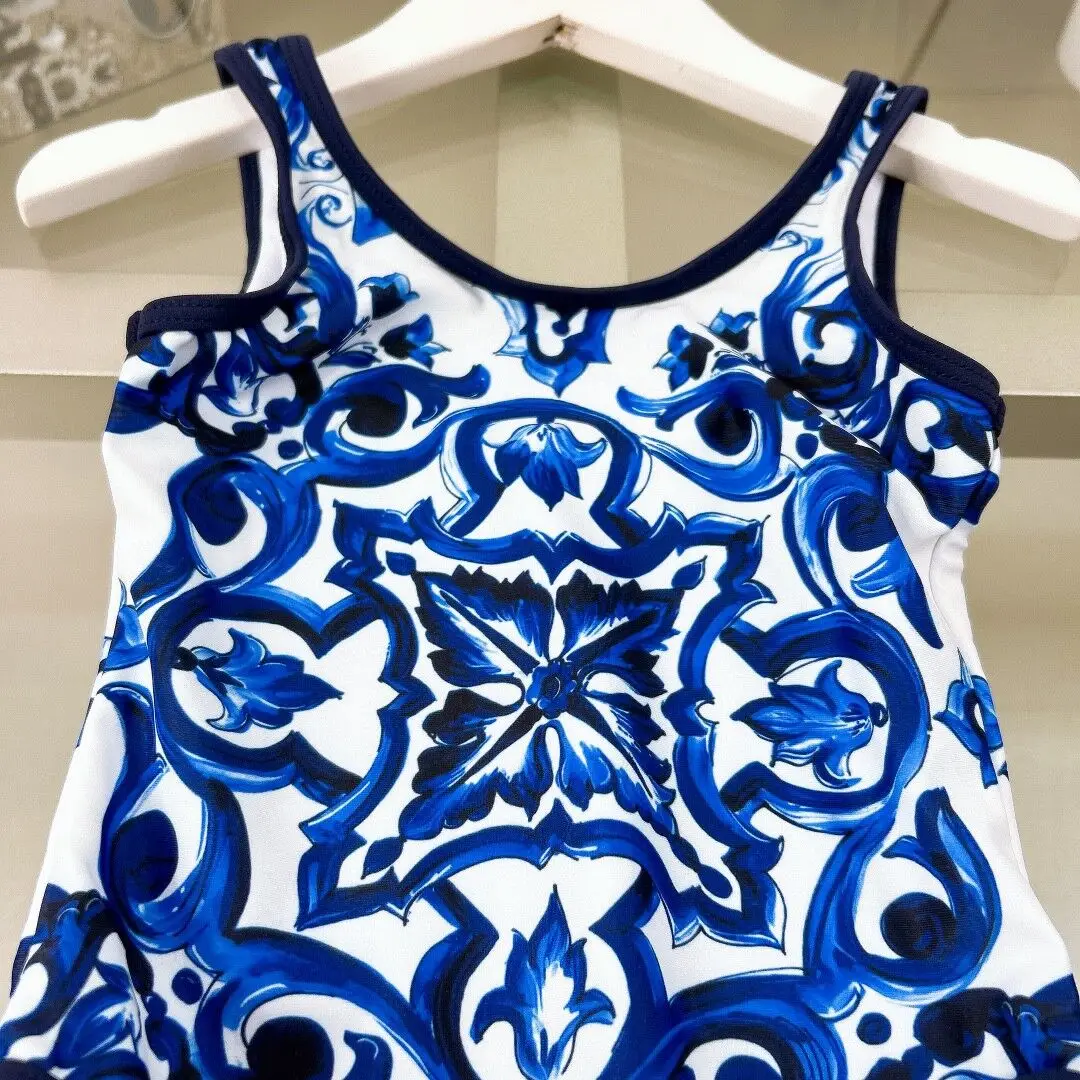 Girl Swimsuit Flower Girl Swim Wear Summer Children clothes 2-12y children swimsuit children swimsuits