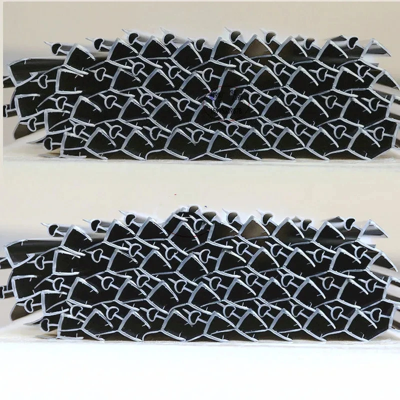2pcs Weatherstrip Waterproof Shower door sealing strips water stopper 6-12mm glass shower screen door seal strip gap sealer