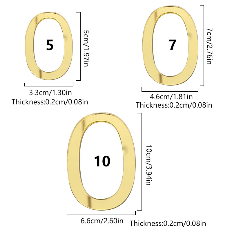 3D Numeral Door Plaque Self Adhesive Number Stickers Address Door Plate House Sign Plating Gate Digits 1Pc house number signs house numbers number plate door signs house wall plaques