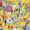 10/30/50pcs Cool The Simpsons Cartoon Stickers Comedy Family Anime Sticker Phone Luggage Laptop Fun Graffiti Decals Kids Toys 1