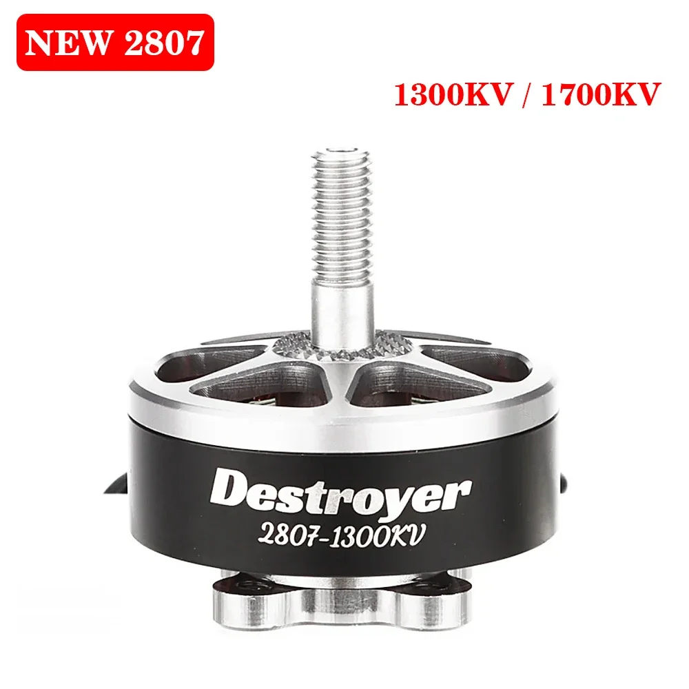 

Новый 2807 1300KV / 1700KV 4-6S бесщеточный двигатель 5mm вал совместимый 6-7inch Propeller для RC FPV Racing LR7 Drone