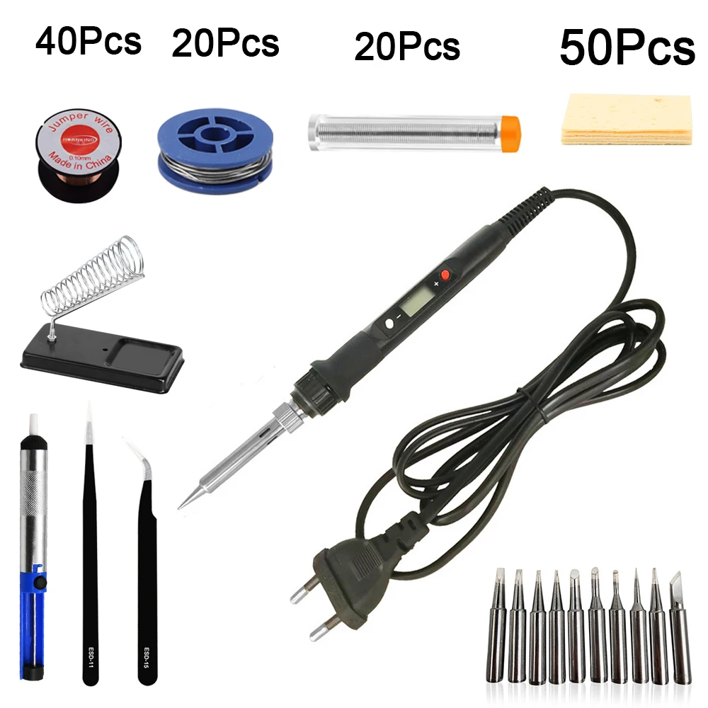 hot stapler plastic welder Soldering Iron Electric For Soldering 220V Tin Soldering Iron ​With Regulator ​Welder Solder Tin Welding Machine ​Soldering Kit best soldering iron for electronics