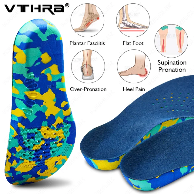 High Arch Supports Shoe Sole EVA Sport Orthopedic Insoles For Men Women  Plantar Fasciitis Flat Feet Pain Relief Shoe Cushion Pad - AliExpress