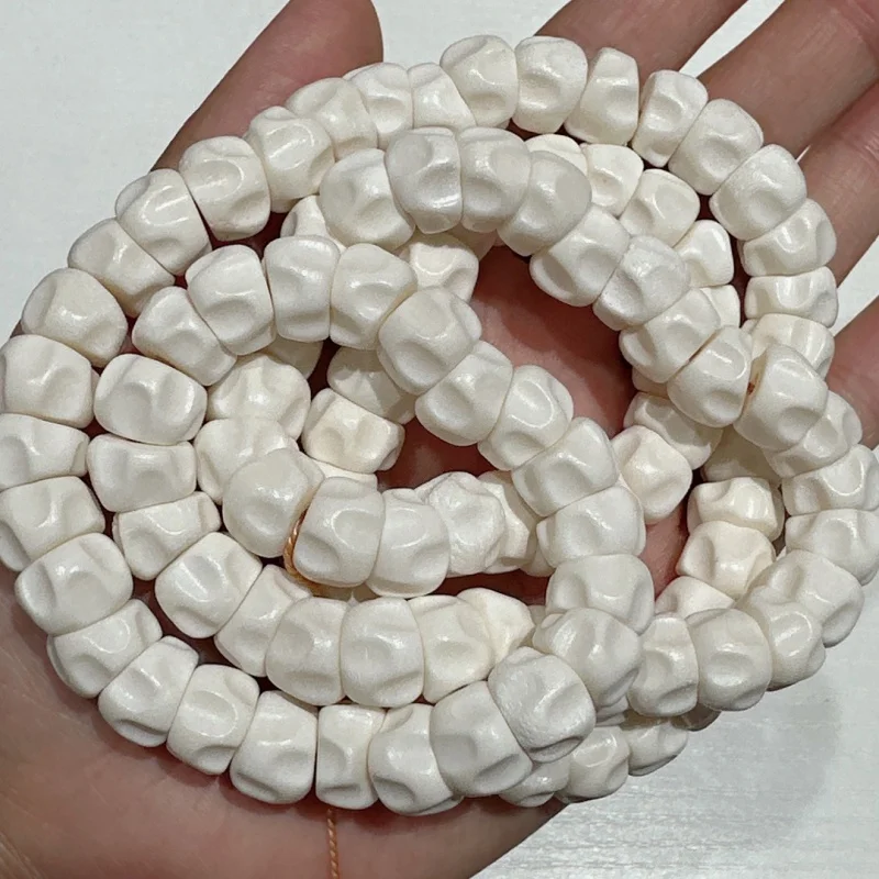 

10mm Camel Bone Passion Fruit Seed Large Intestine Semi-Finished Diy Multi-Circle Necklace Bracelet Matching Spacer Beads