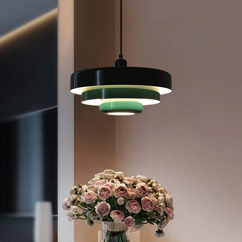 Danish Designer Vintage Led Ceiling Pendant Lamps Restaurant Study Coffee Bauhaus Cake Light Housedecor Suspension Lighting 2