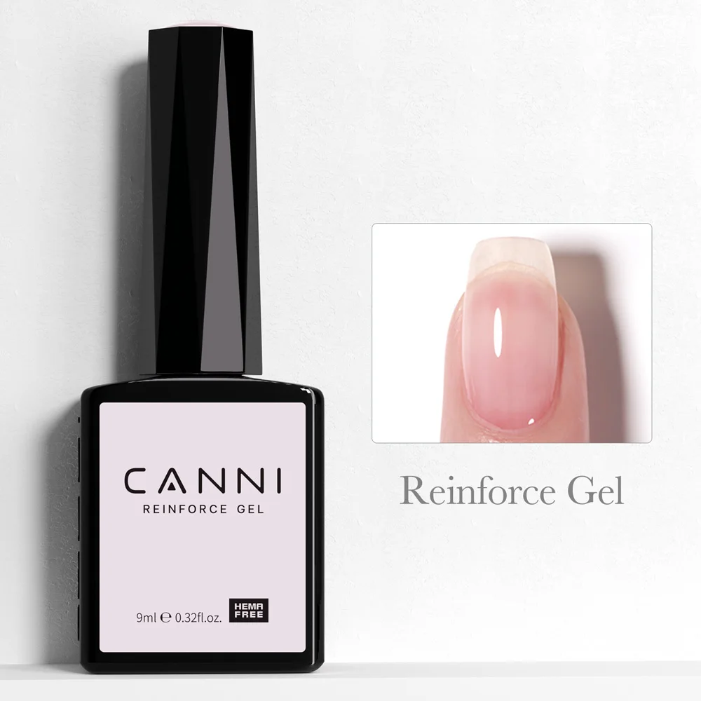 CANNI Super Glossy Glitter Cat Eye Nail Gel Polish - Hema Free Diamond Top Coat, Semi-Permanent UV LED Varnish