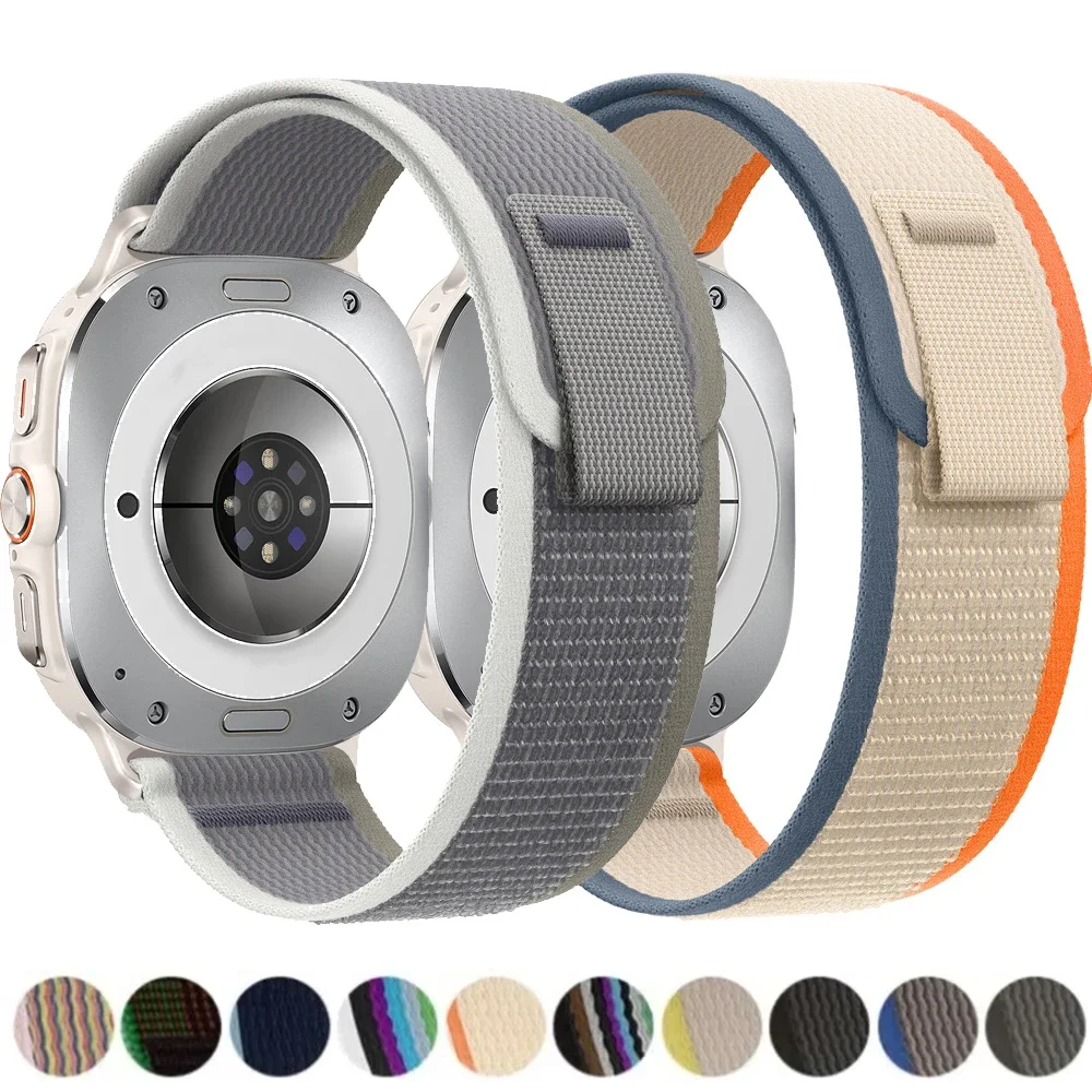 No Gaps Trail Loop Nylon Sport Strap Bracelet Watchband