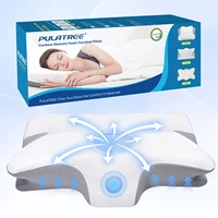 Pulatree Cervical Pillow for Neck & Shoulder Pain Relief Ergonomic Memory Foam Pillow Suitable for Different Sleeping Postures