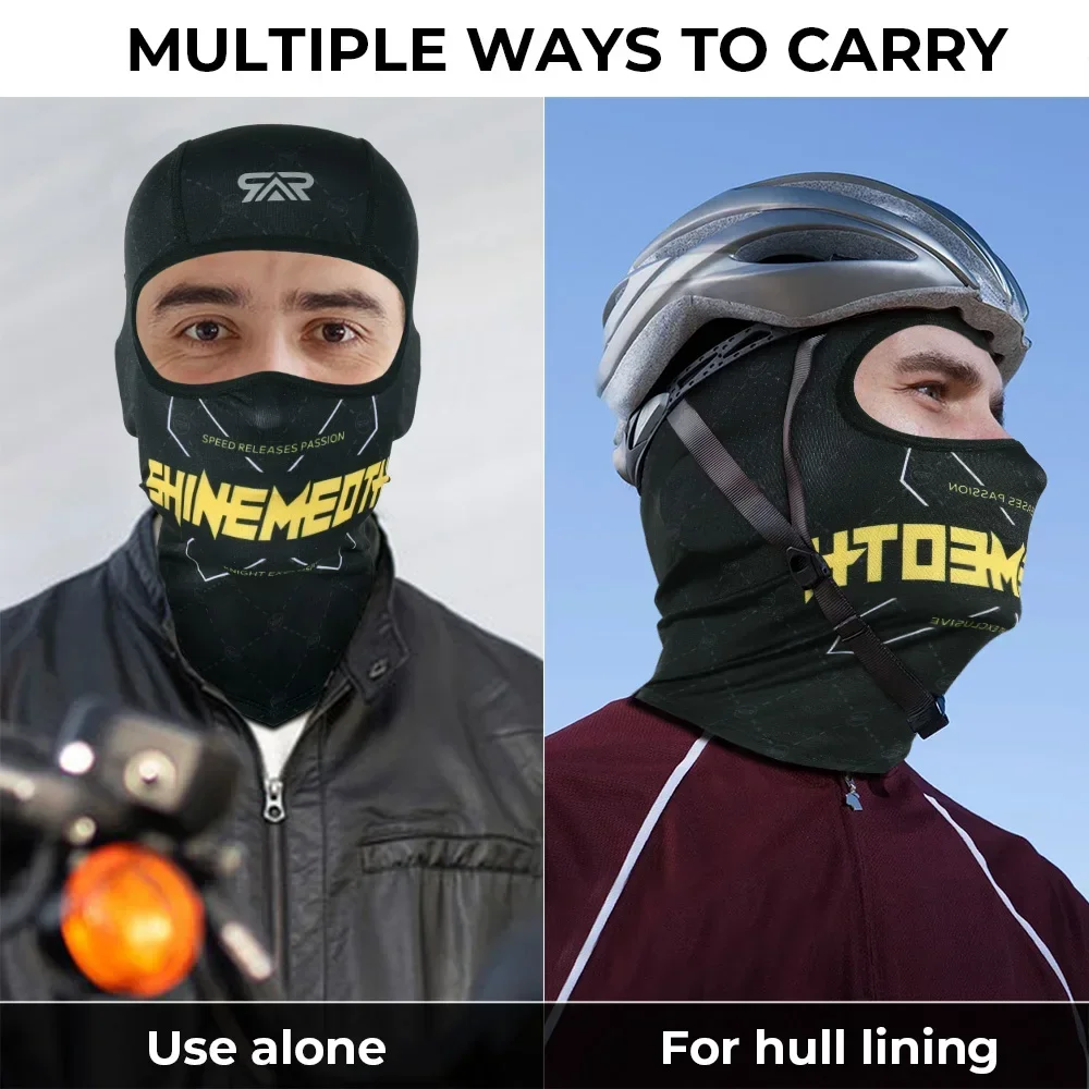 Masque de moto, cagoule de cyclisme, couverture complète du visage, chapeaux à séchage rapide, casquettes de doublure de casque, Protection UV solaire d'été, écharpe de Motocross