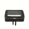 1pc Transparent Cosmetic Bag Waterproof Toiletry Bag Zipper Organizer For Cosmetics And Travel Essentials 5